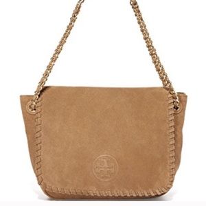 Tory Burch Flap Suede Purse